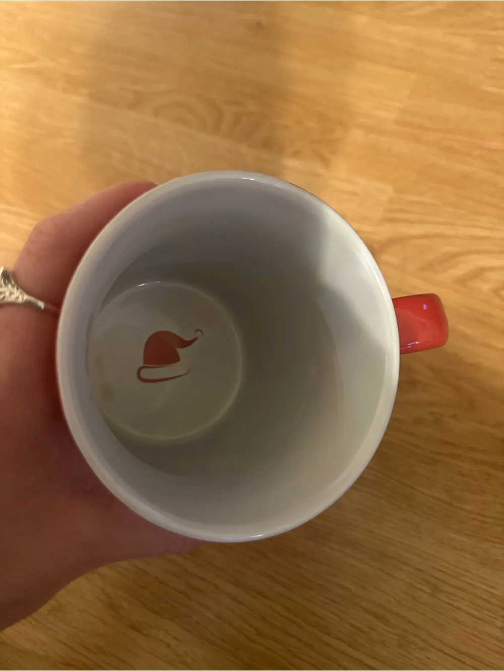 Red 'ho ho ho' Holiday Ceramic Mug